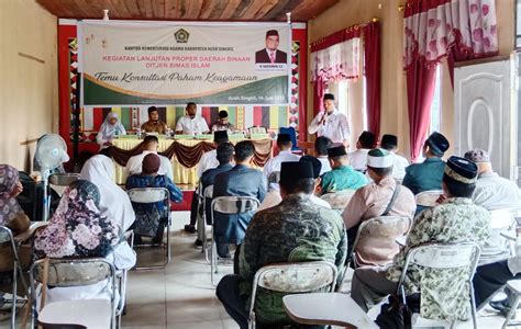 Program Percontohan Ditjen Bimas Islam Kantor Kemenag Kabupaten Aceh