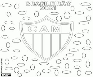 Atl Tico Mineiro Campe N Para Colorear Pintar E Imprimir