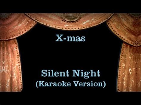 Silent Night Lyrics Karaoke Version YouTube