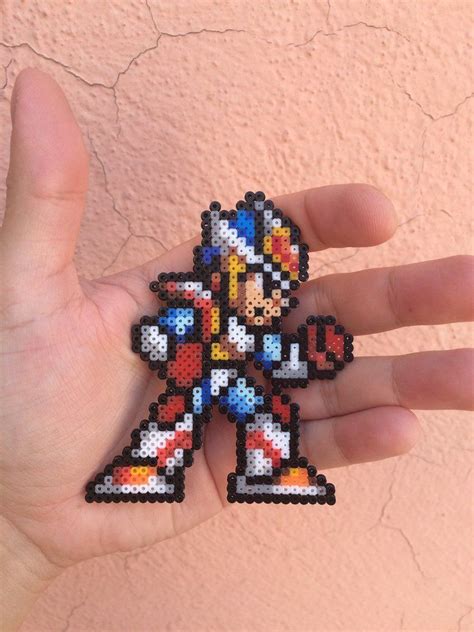 Megaman X 2 By Victormvr Bead Art Perler Beads Perler Bead Art