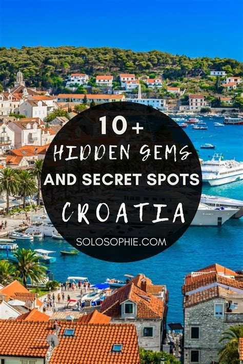 The Harbor With Boats In Croatia And Text Overlay That Reads Hidden