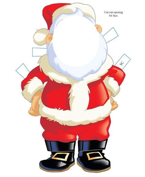 Printable Santa Suit Template