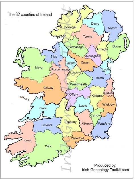 map  counties  ireland  county map  ireland shows