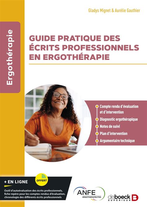 Guide Pratique Des Crits Professionnels En Ergoth Rapie Anfe