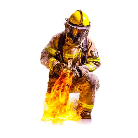 Ai Generative Firefighter Png Transparent Png