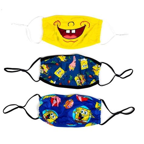 Spongebob Reusable Cloth Face Masks