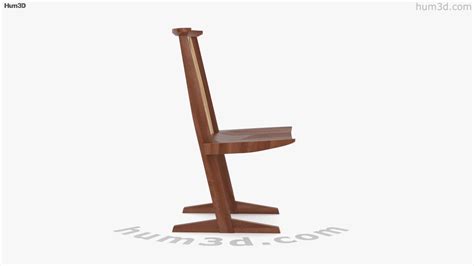 View Of George Nakashima Woodworkers Conoid Chair D Model