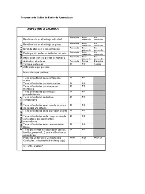 PDF anexo 2 Propuesta de Guión de Estilo de Aprendizaje 2 DOKUMEN