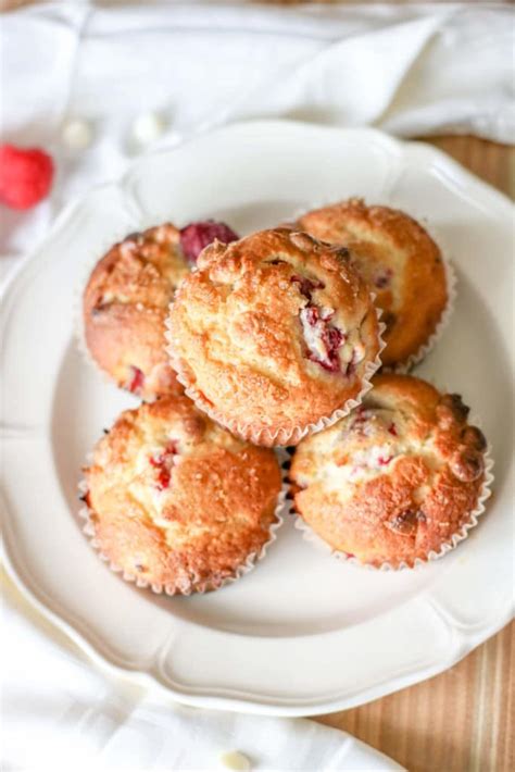 Raspberry White Chocolate Muffin Recipe Mom Makes Dinner