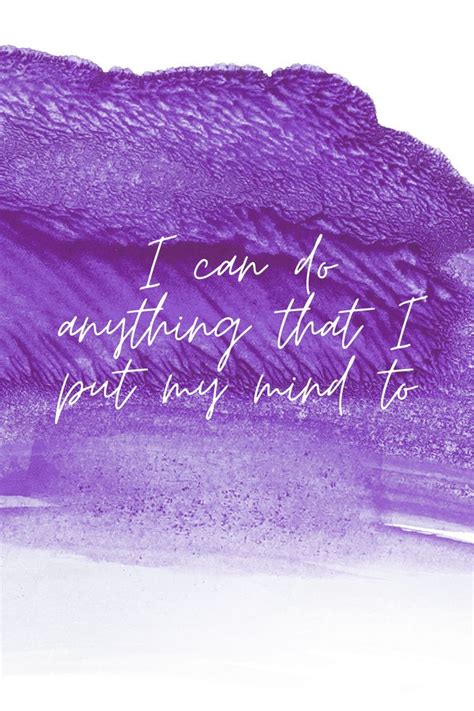 Affirmations Printable Wall Art Purple Quotes Printable Wall Art