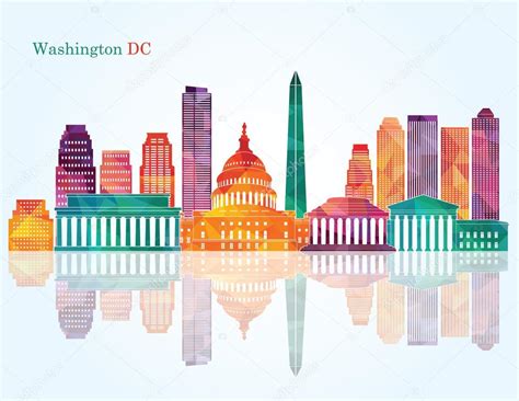 Washington Dc skyline — Stock Vector © CamillaCasablanca #63567669