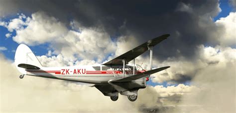 De Havilland DH 89 Dragon Rapide ZK AKU Rotorua Aerial Charter V1 0