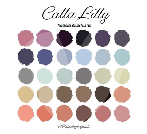 The Color Palette For Cala Lilly S New Collection Which Is Available