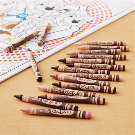 Crayola 12 Packs: 24 ct. (288 total) Colors of the World™ Skin Tone ...