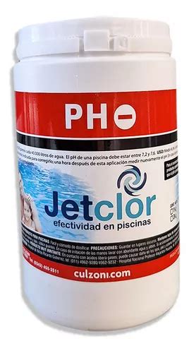 Corrector De Ph Menos Piscinas Jetclor Por 1 Kilo Piletas