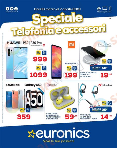 Volantino Euronics Speciale Telefonia E Accessori Marzo Aprile