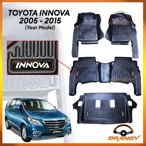 Toyota Innova To Oem Deep Dish Matting D With Extension High