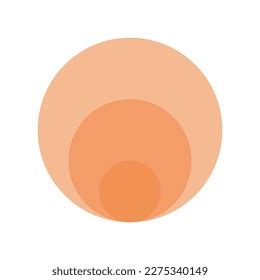 Three Stacked Concentric Circles Diagram Stock Vector (Royalty Free) 2275340149 | Shutterstock