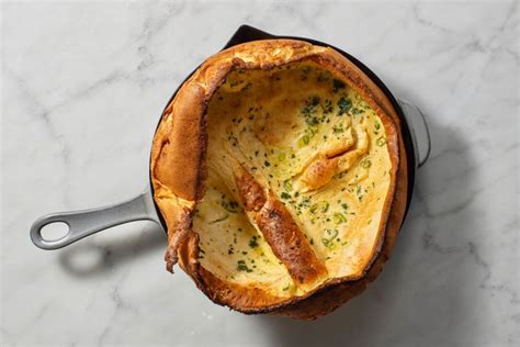 Savory Dutch Baby With Boursin And Peas Recipe