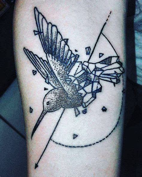 My New Tattoo Geometrical Hummingbird By Jaydra87 On Deviantart Geometric Hummingbird