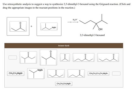 Solved Use Retrosynthetic Analysis To Suggest A Way To Synthesize