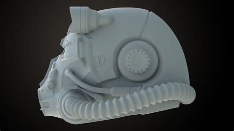 Fallout T60 Helmet 3d Model 3d Printable Cgtrader