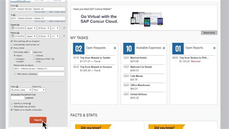 Concur Travel Product Demo Youtube