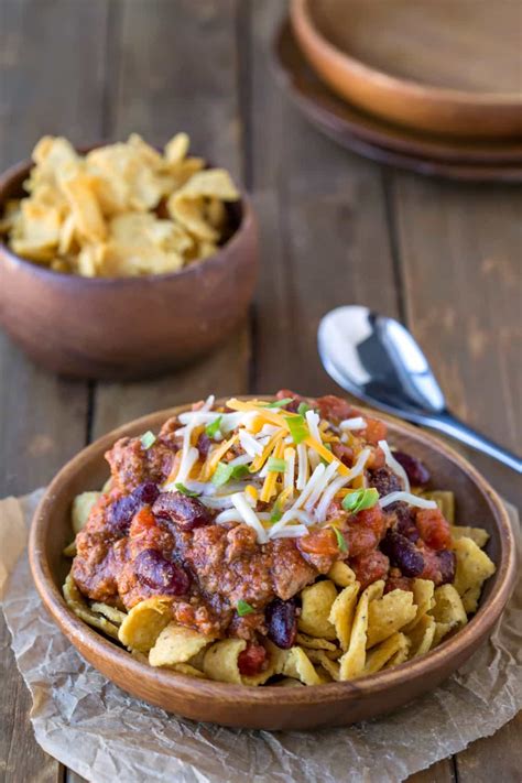 Frito Chili Pie Crockpot Or Stove I Heart Eating