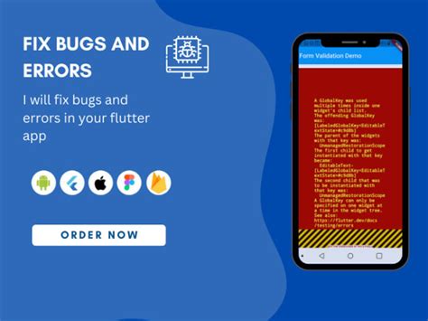 Fix Bug And Errors In Your Flutter App Android And Ios By Hassan