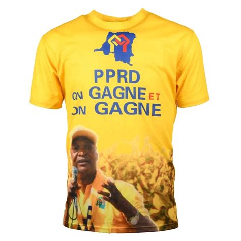 Sublimation Africa Election Campaign Tshirt Cotton Poly Shirt Wholesale