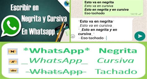 Como Usar Cursiva Tachado Y Negrita En WhatsApp Espiar