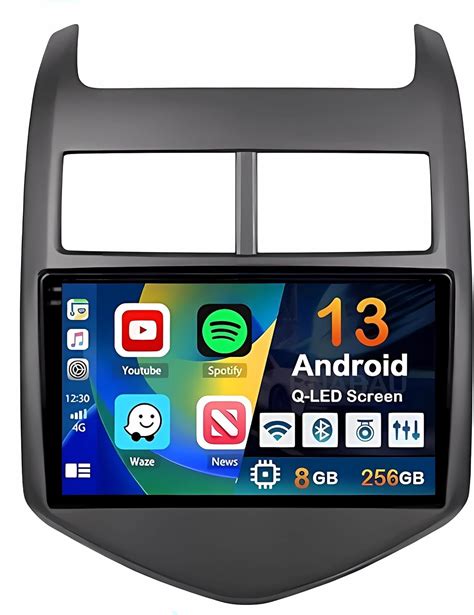 Rolax Android 12 Estéreo de coche compatible con Chevrolet Aveo 2 Sonic