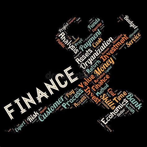 words cloud   finance stock illustration illustration  abstract