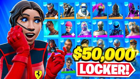 My 50 000 Fortnite Locker Tour Chapter 5 YouTube