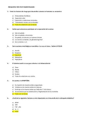 Test Fisiopatologia Pdf