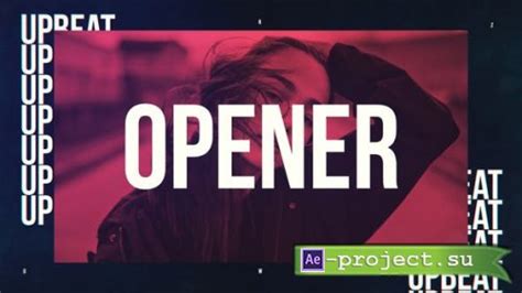 Videohive Modern Upbeat Opener Project For After Effects