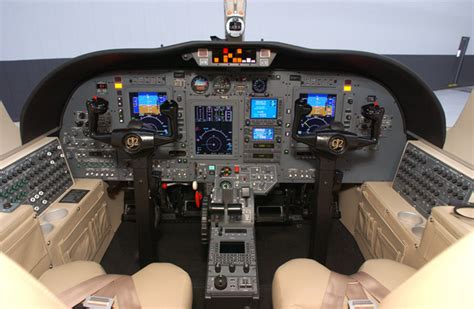 Jet airlines test: Bombardier Challenger 850 cockpit