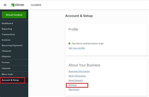 Clover Account Setup Process – Cleantie