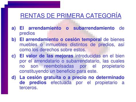 Ppt Impuesto A La Renta De Personas Naturales Powerpoint Presentation