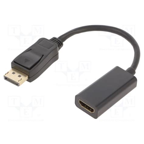 Adapterkabel Goobay Displayport Til HDMI 20 Cm Arjshop