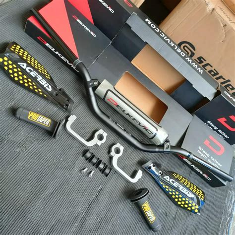 Jual Stang Fatbar Twinwall Delkevic Paket Handguard Acerbis Breket Besi