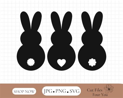 Bunnies Svg Bunny Svg Easter Cut File Easter Svg Easter Bunny