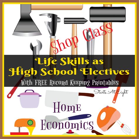 Free Printable Pack: Plan Your High School Electives