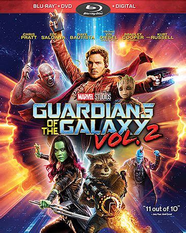 Marvel Studio : Guardians Of The Galaxy - Vol. 2 (Blu-ray + DVD ...