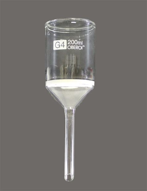 Glass Buchner Funnel With Sintered Disc G4 200 ML