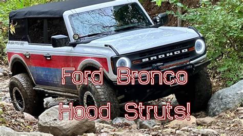 Ford Bronco Hood Strut Install YouTube