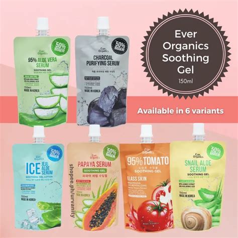 Ever Organics Ice Jeju Aloe Serum Soothing Gel Ml Lazada Ph