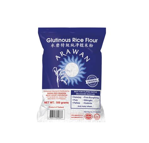 ARAWAN GLUTINOUS RICE FLOUR 500G - Iloilo Supermart Online- Aton Guid ini!