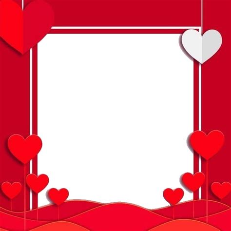 Marco Y Corazones Rojos Design Template Pixiz