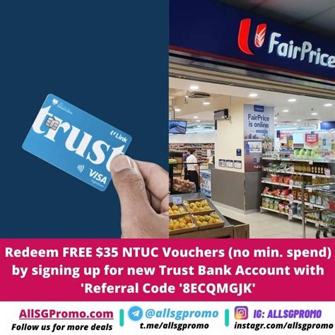 Trust Bank Referral Code Ecqmgjk Earn Free Fairprice E Vouchers